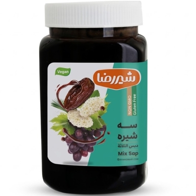 سه شیره شیررضا 900 گرم