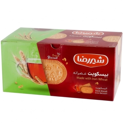 بیسکویت عصرانه شیررضا 1100 گرم