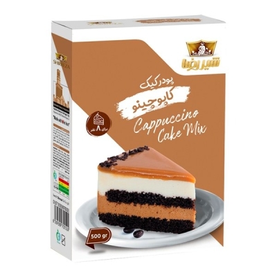 پودر کیک کاپوچینو شیررضا  500 گرم